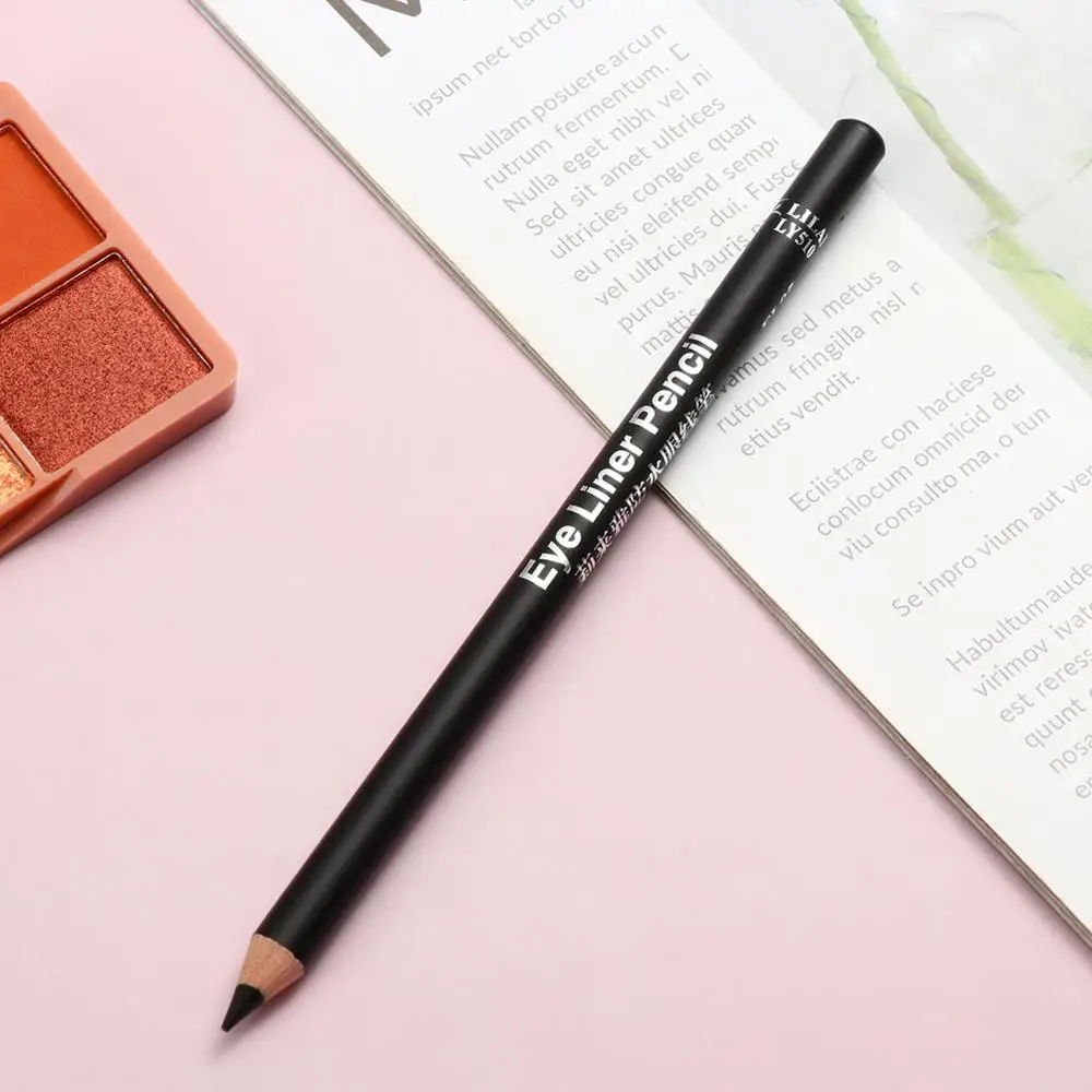 women Cosmetic Smooth Waterproof Makeup tool Eyeliner Pencil Black