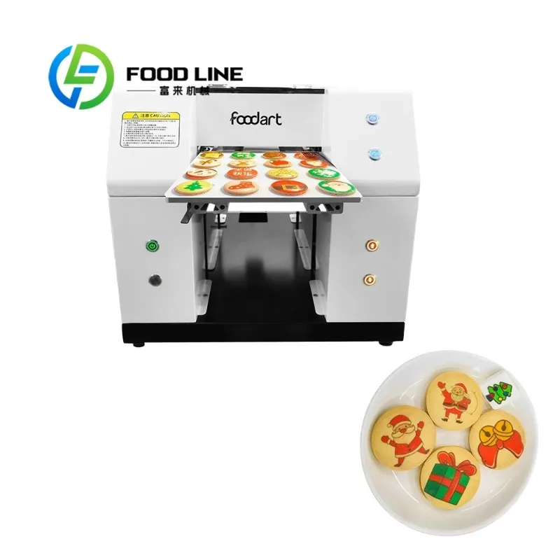 Customize A4 Flatbed Edible Ink Printer For High-Resolution Text Printing On Cakes Cookies Marshmallows-for Use cake shop