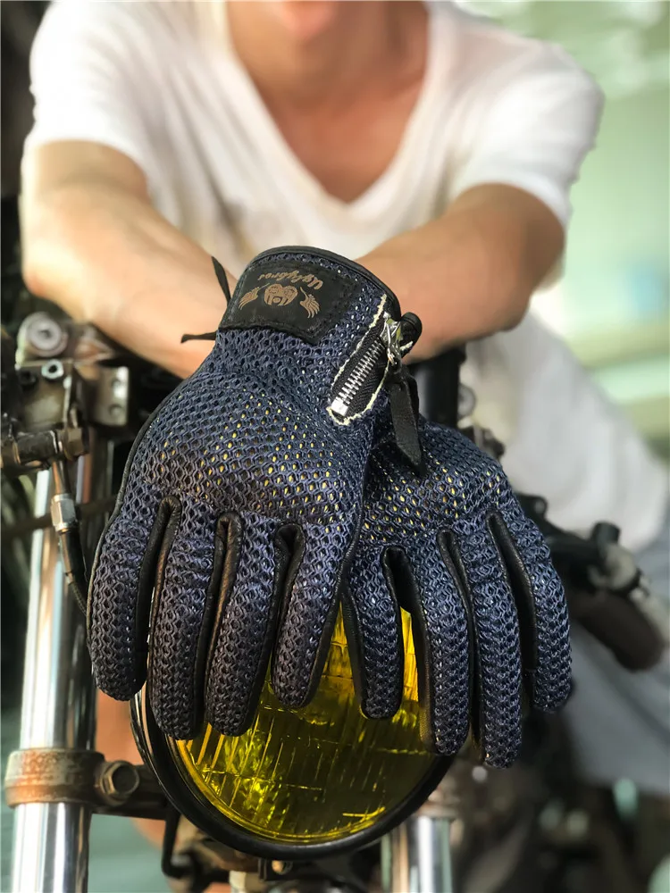 Unisex Summer Mesh Breathable Touch screen Motorcycle Motocross Gloves Motorbike Scooter Outdoor Riding Atv Guantes Moto