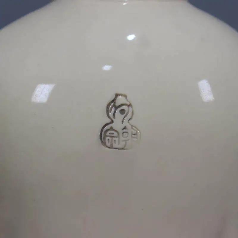 12.5in Ming Dynasty Wanli Dehua Kiln He Chaozong Porcelain Sculpture Dharma Statue Buddhist Figurine Ceramic Antique Collectible