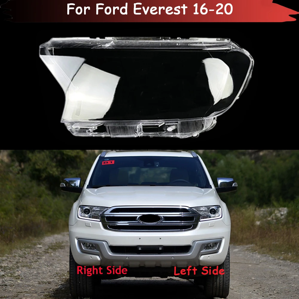 

Auto Case Headlamp Caps For Ford Everest 2016-2020 Car Headlight Lens Cover Lampshade Lampcover Head Lamp Light Glass Shell