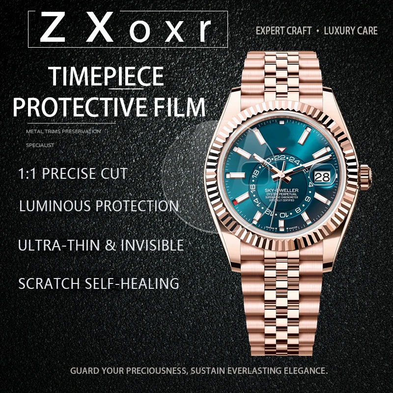 Watch Film for Sky-Dweller M336935 (42mm) Jubilee Bracelet Full Set Self-healing Anti-scratch Waterproof Protective Film