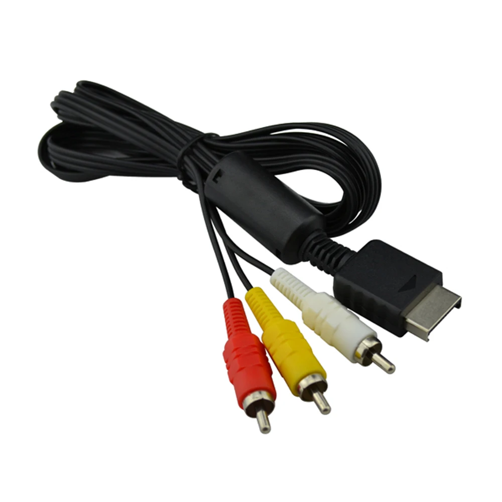 Audio Video AV Cable for for PS2 for PS3 3RCA video cable game Full needle