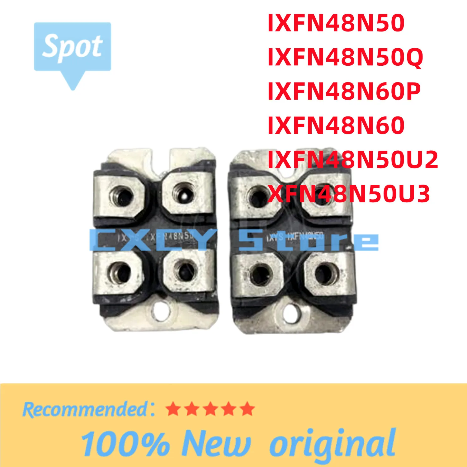 100% Working Original IXFN48N50 IXFN48N50Q IXFN48N60P IXFN48N60 IXFN48N50U2 XFN48N50U3