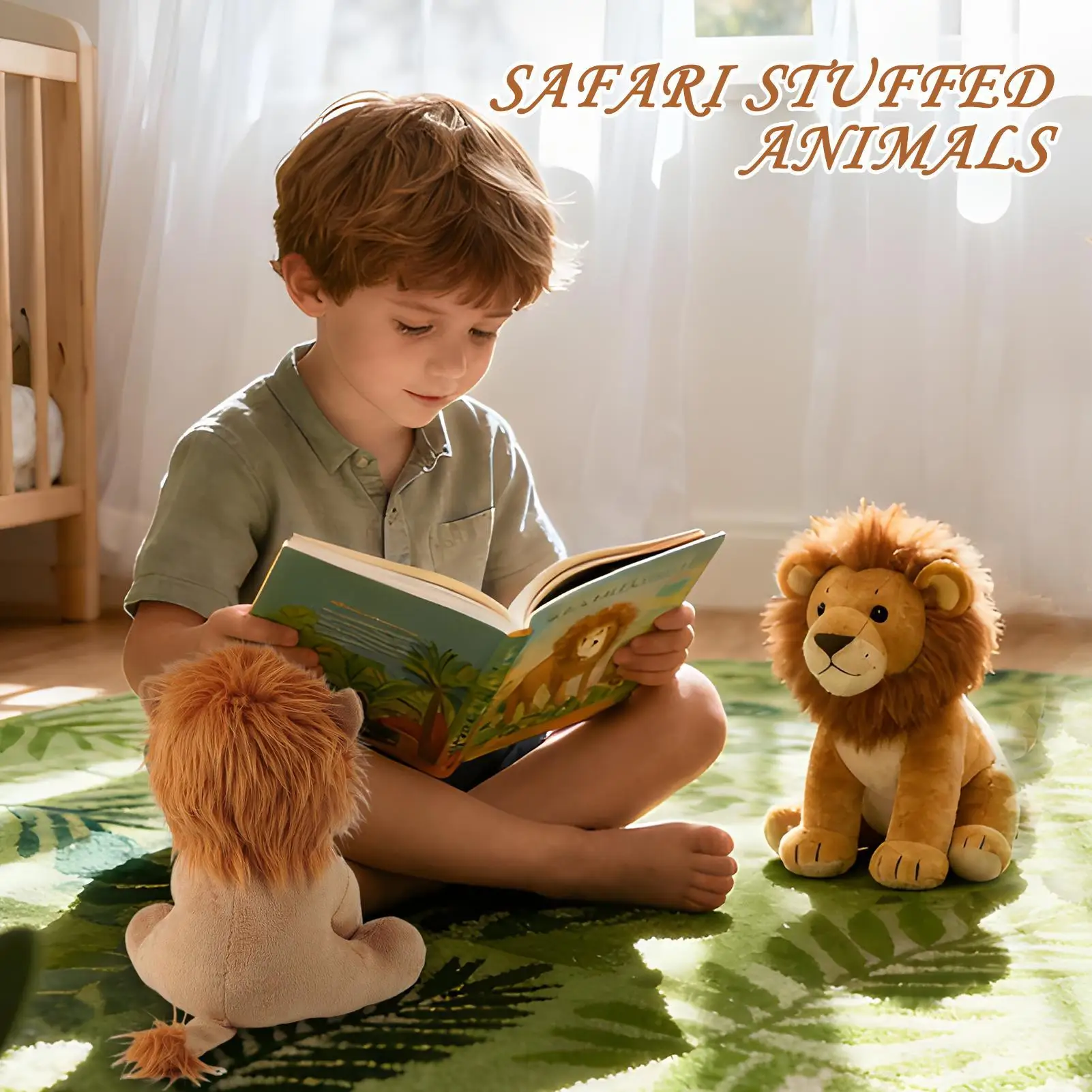 2025 nouveau 7 pouces roi Lion doux enfants poupée mignon réel comme Animal jeter oreiller en peluche jouet enfants jouet cadeaux éducatifs de noël