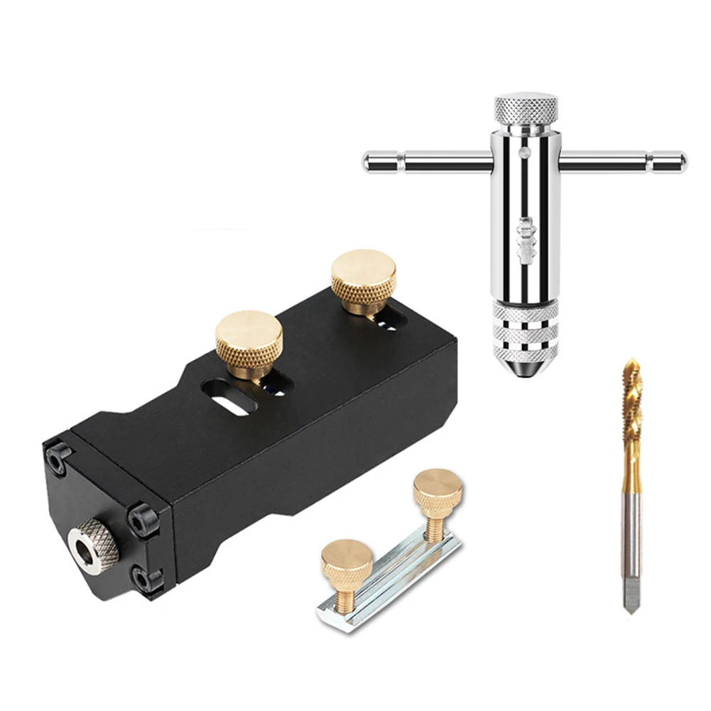 equipment-construction-aluminum-profile-drill-guide-aluminum-profile-drill-guide-machining-includes-tap-wrench