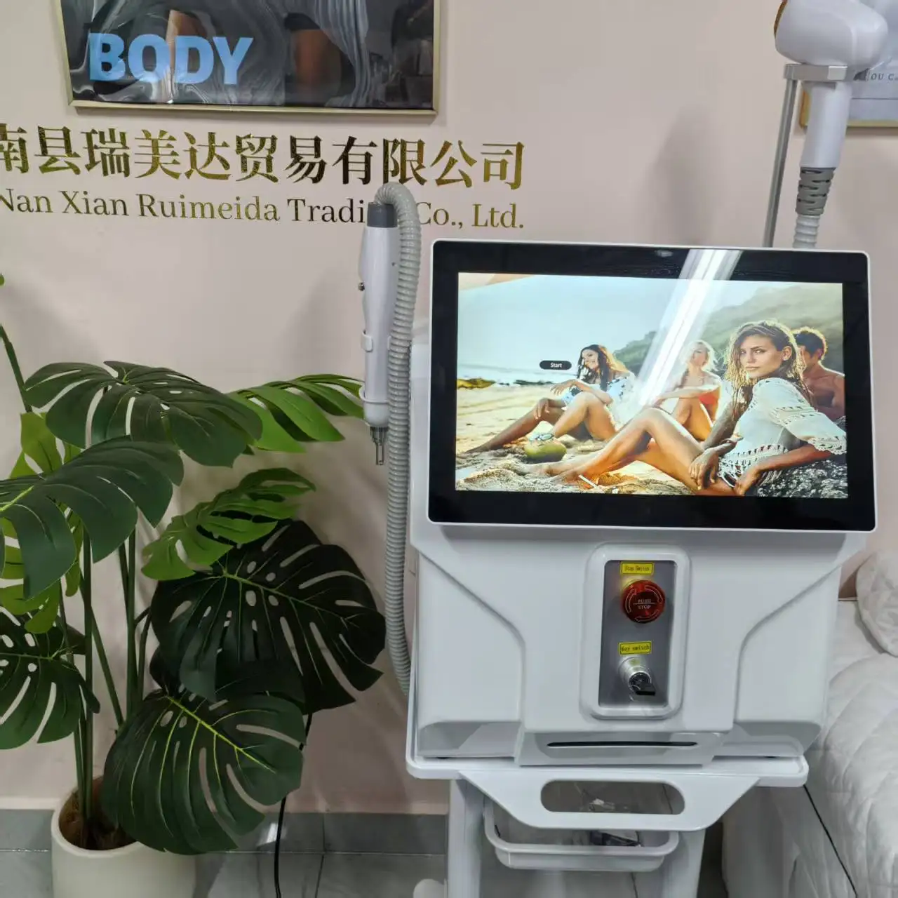 2 In 1 Titanium Technology Cooling System PICO Tattoo Removal Diode Laser  755 808 940 1064NM Hair Removal Machine