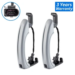 2x OEM Exterior Door Handle 4L0837205B,4L0837205A,4L0837205BGRU,4L0837205AGRU For AUDI Q7 (4LB) 3.0T/3.6 FSI/4.2T/6.0T 2006-2015