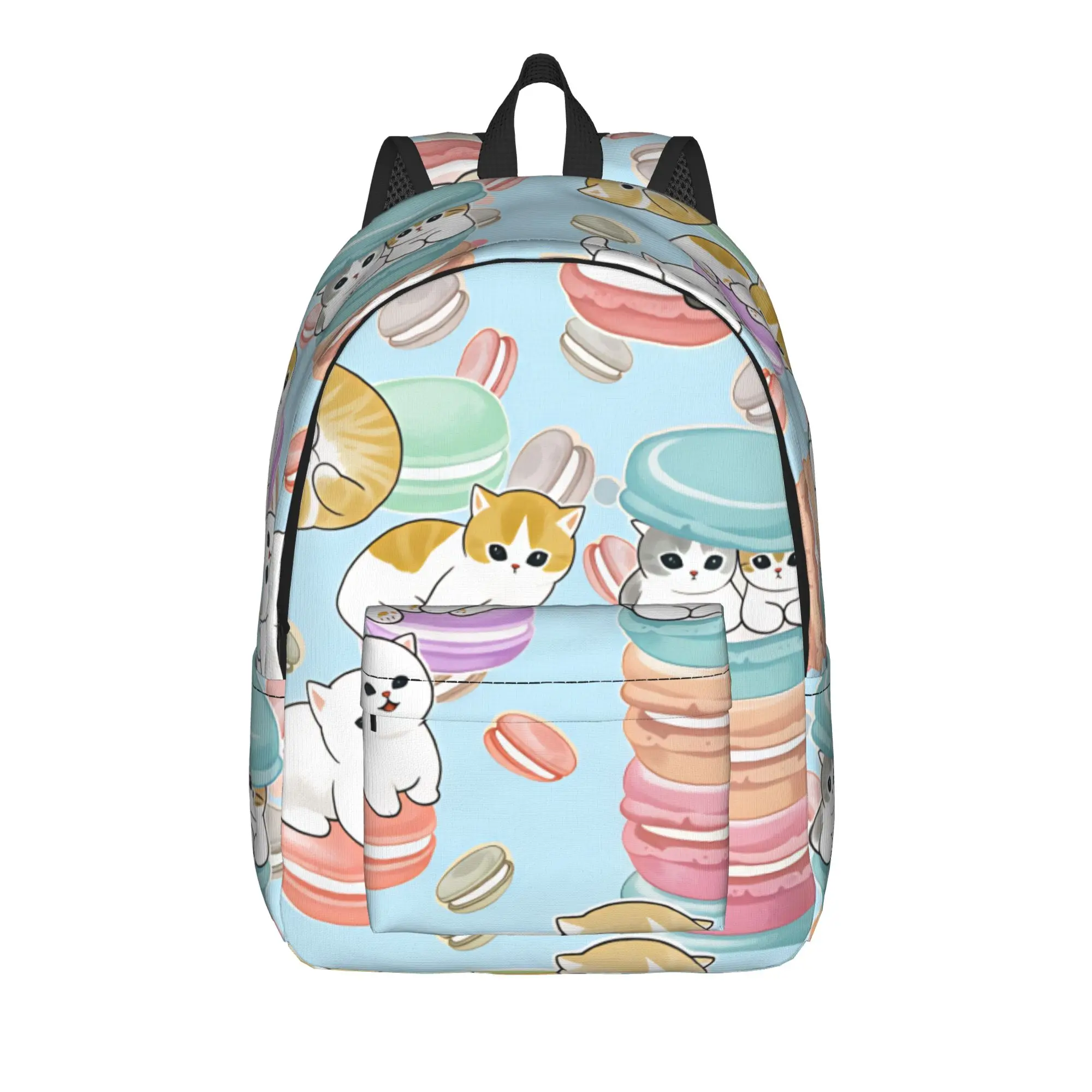 Mofusand Japanese Shark Cat  Backpack  University Backpacks Female Designer Large High School Bags Streetwear Rucksack
