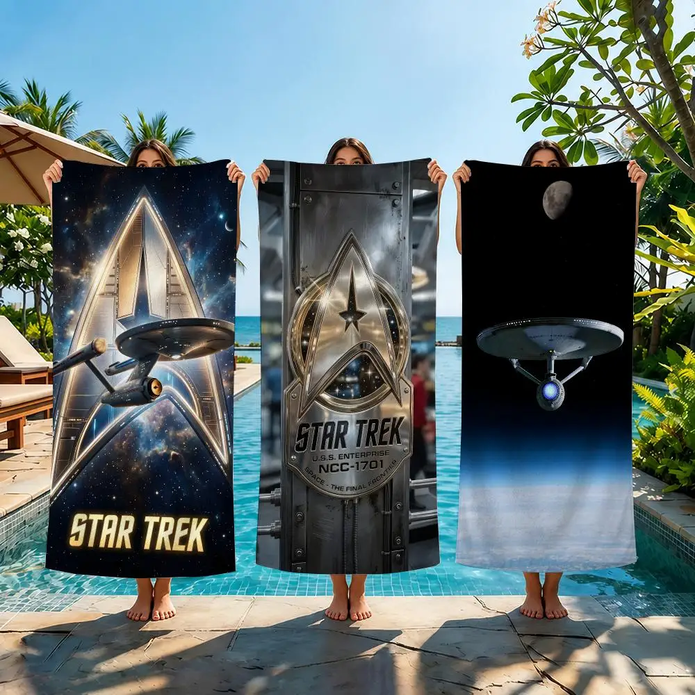 Movie S-Star T-TrekS Starfleet Command Towel Thick Absorbent Quick Dry Lint Free Tough Ultra Soft For Swimming Camping Outdoor