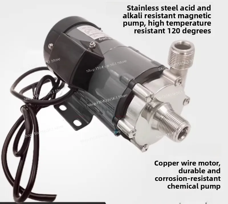 

1" 60LPM Stainless Steel Magnetic Drive Pump MP100RM 220V 110V 380V Food Grade Beer Brew Circulating Booster Pump