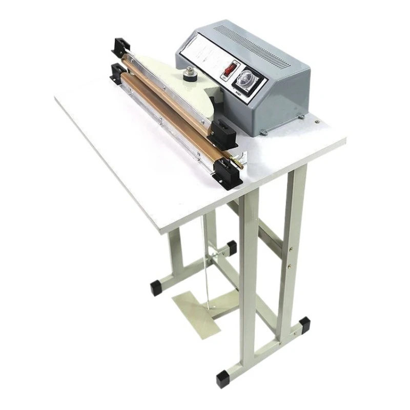 

Foot-pedal sealing machine Foot-pedal sealing machine New commercial aluminum foil kraft paper plastic bag Live fish water bag