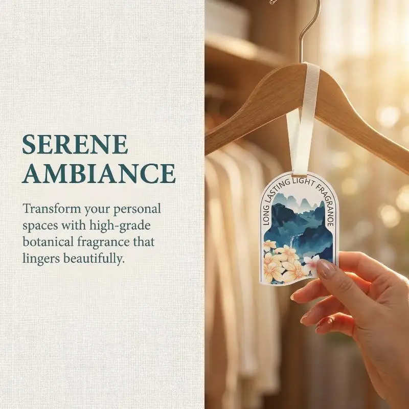 Auto Perfume Pendant Hanging Car Decoration Long Lasting Light Fragrance Freshener for Vehicle Interiors