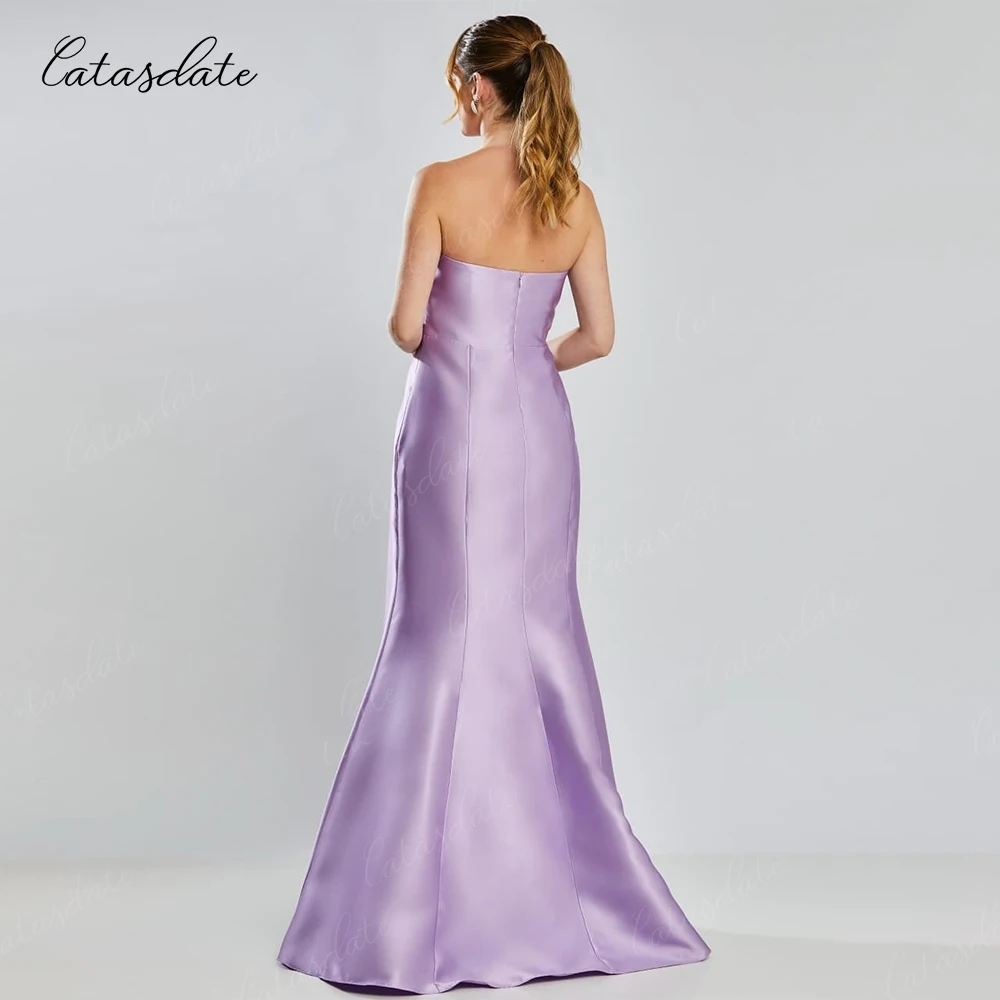 فستان حفلات من الساتان من Catasdate زهور ثلاثية الأبعاد على شكل حرف A فستان للحفلات الراقصة على شكل قلب مناسبة رسمية للنساء حسب الطلب #2