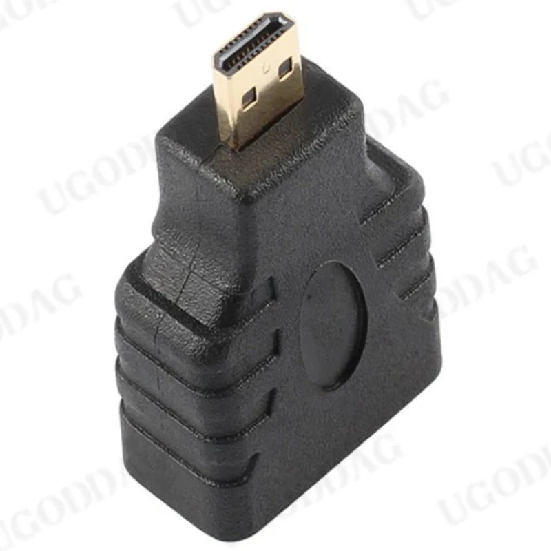 Micro HDMI-compatible to HDMI-compatible Adapter Gold-Plated 1.4 3D Extension Adapter 1080P Converter for HDTV Tablet Camera