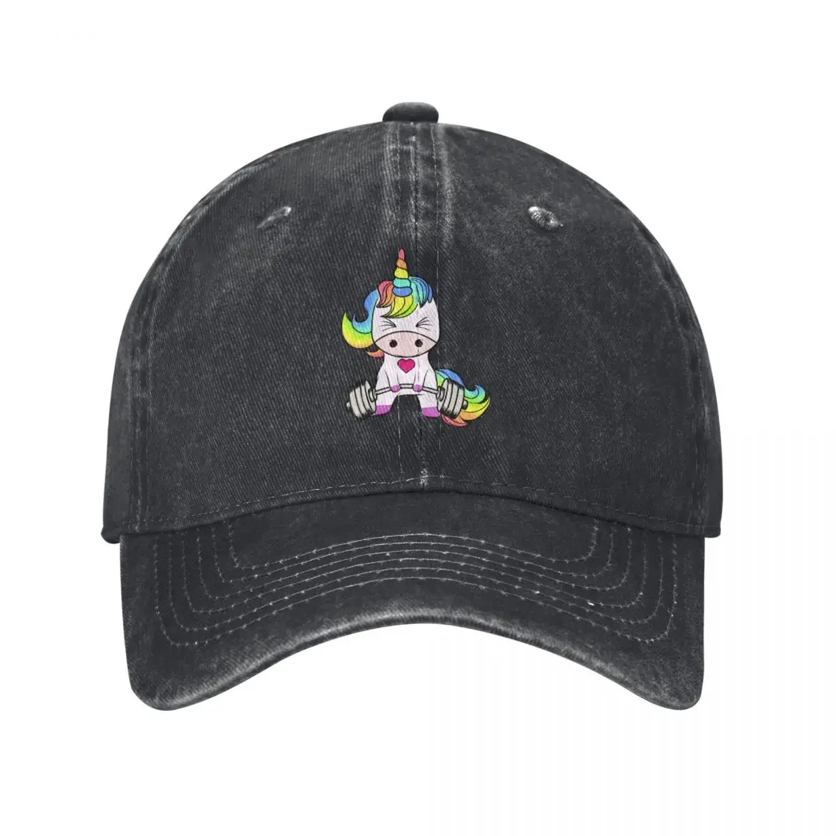 Unicorn Weightlifting Racerback Baseball Cap Cotton Hats Cowboy Caps Unisex