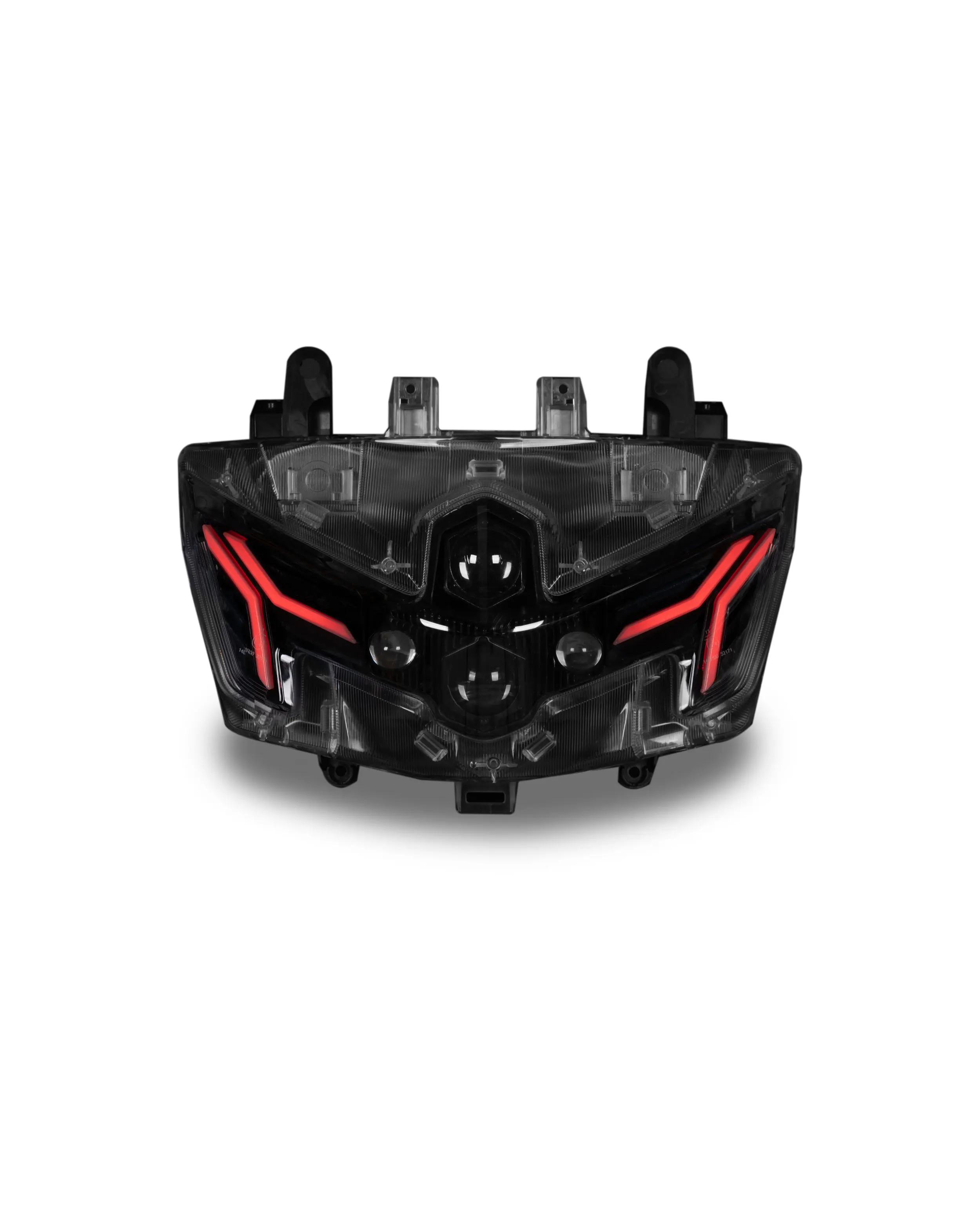 KT Motorcycle LED Front Headlight Assembly RGB Multi-color Change Modified Headlamp for Yamaha NMAX155 2025-2026