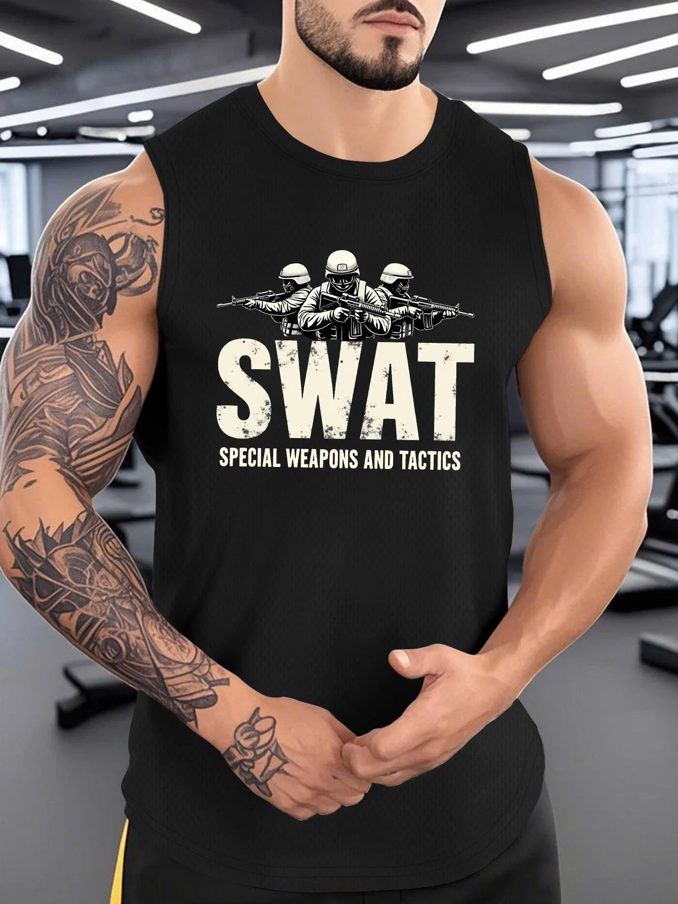 

Standard-sized men's vest, specially designed for the special police team's special weapons and tactics.