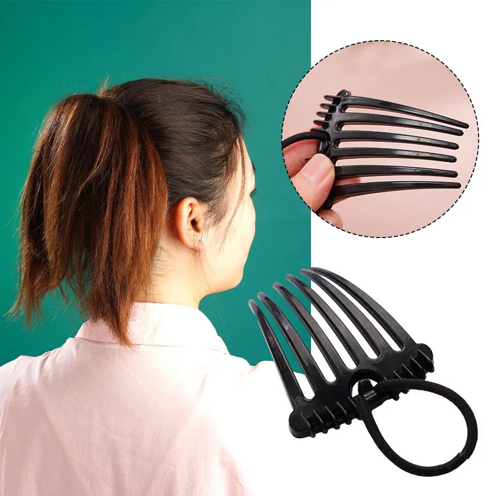 Bandette Comb With Elastic Band Flexible Comb Teeth Headband Hair Hoop Band Clip Hairband For Face Wash Fixed Hair Accessor J0Z6 image 3