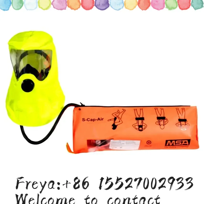 Mesian 10192758 S-Cap-Air Emergency Escape Respirator 2L Cylinder 10 minutes of use time