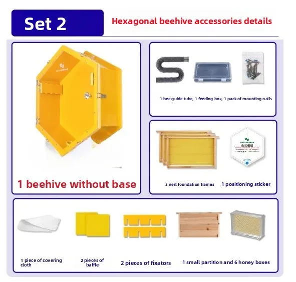 Space Saving Wall Mounted Indoor Beehive Limited Edition Household Beekeeping Equipment For Indoor Bee Farming Small Family