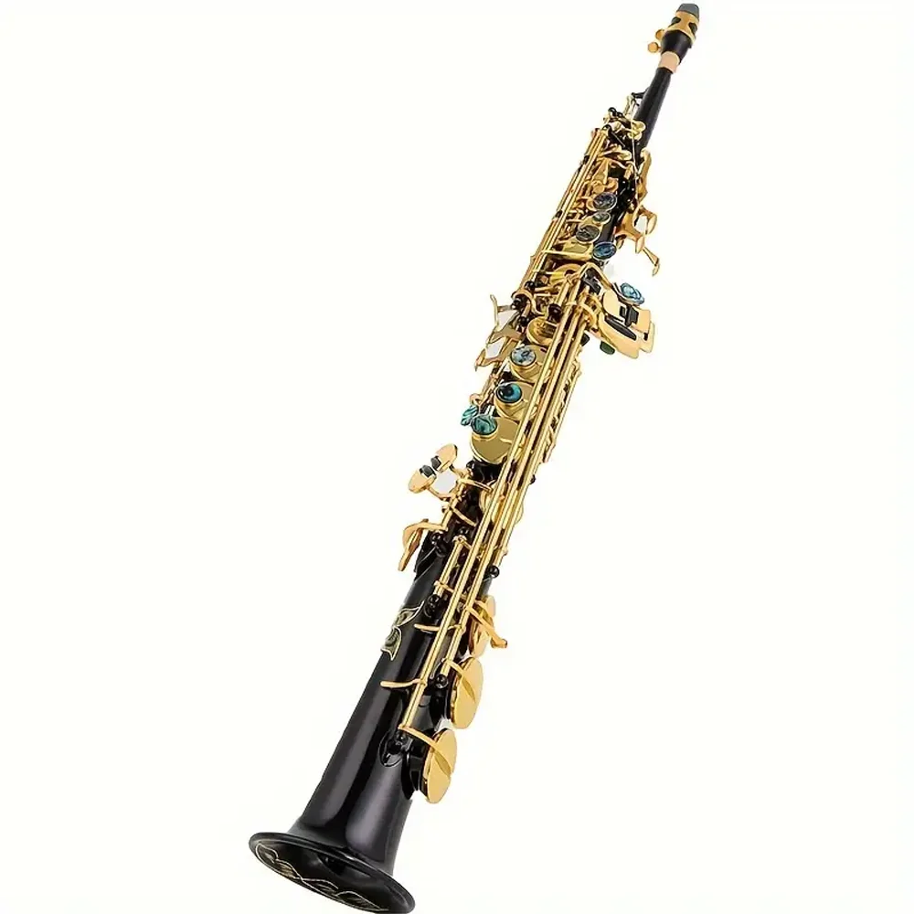 

Imitation Yamaha 82Z high pitched B-tone black lacquer gold key with abalone buckle, hand carved all accessories