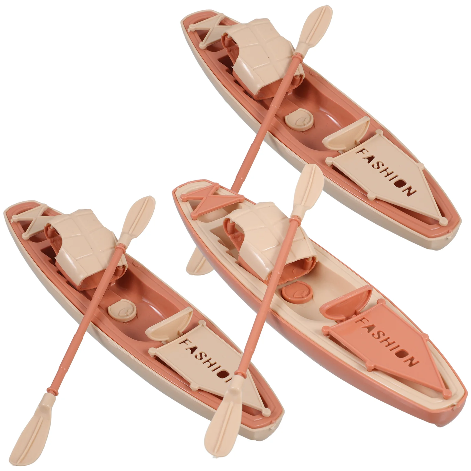 

Kayak Toys Miniature Dollhouse Boat Fishing Figurine Crafts Plastic Canoe Decor Modern Sculptures Office