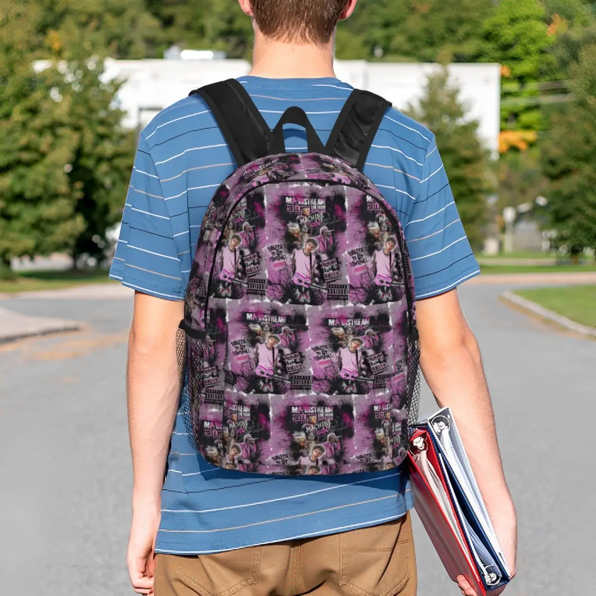 Rapper MGK M-Machine Gun K-Kelly (2) Backpack Student Boys Girls BookBag Men Women School Bag Laptop Shoulder Bags