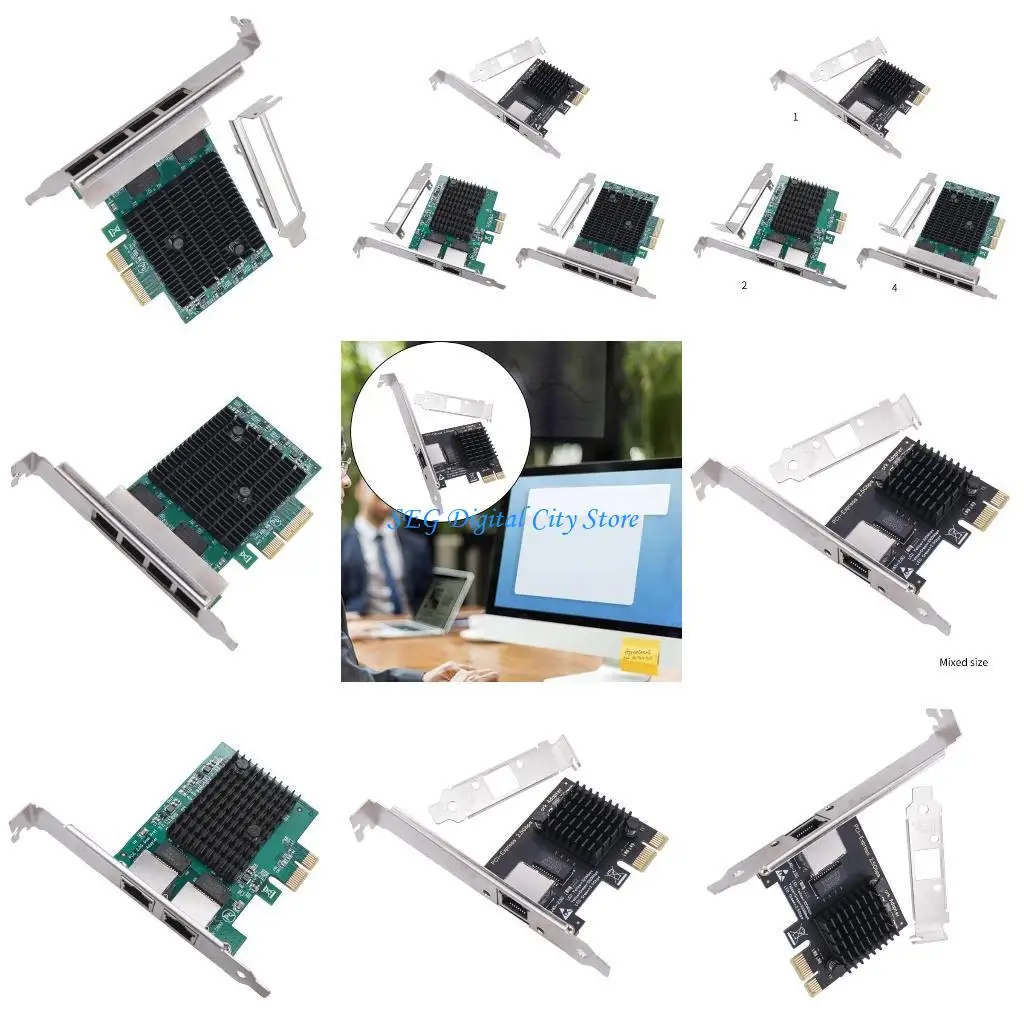 

U75B Advanced 2.5Gbps Ethernet PCIE Card Support 10/100/1000/25000Mbps RJ45 Adapter Fast Efficient