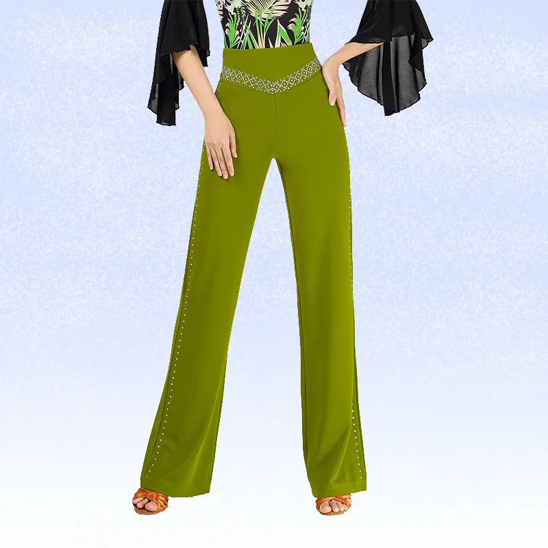 Costume de danse carrée, nouveaux pantalons de danse latine pour femmes, pantalons de danse de marin Jitba, vêtements de danse pour femmes