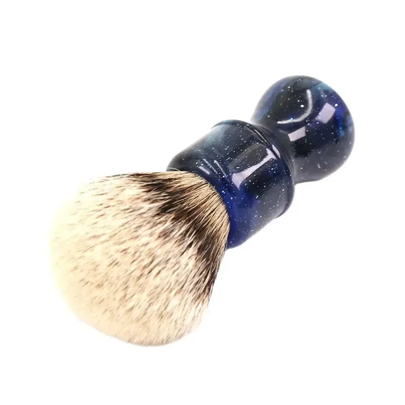 24MM Men 2026 Shaving Brushes Yaqi Mysterious Space Color Handle Silvertip Hair Knot Wet Shaving Brushes