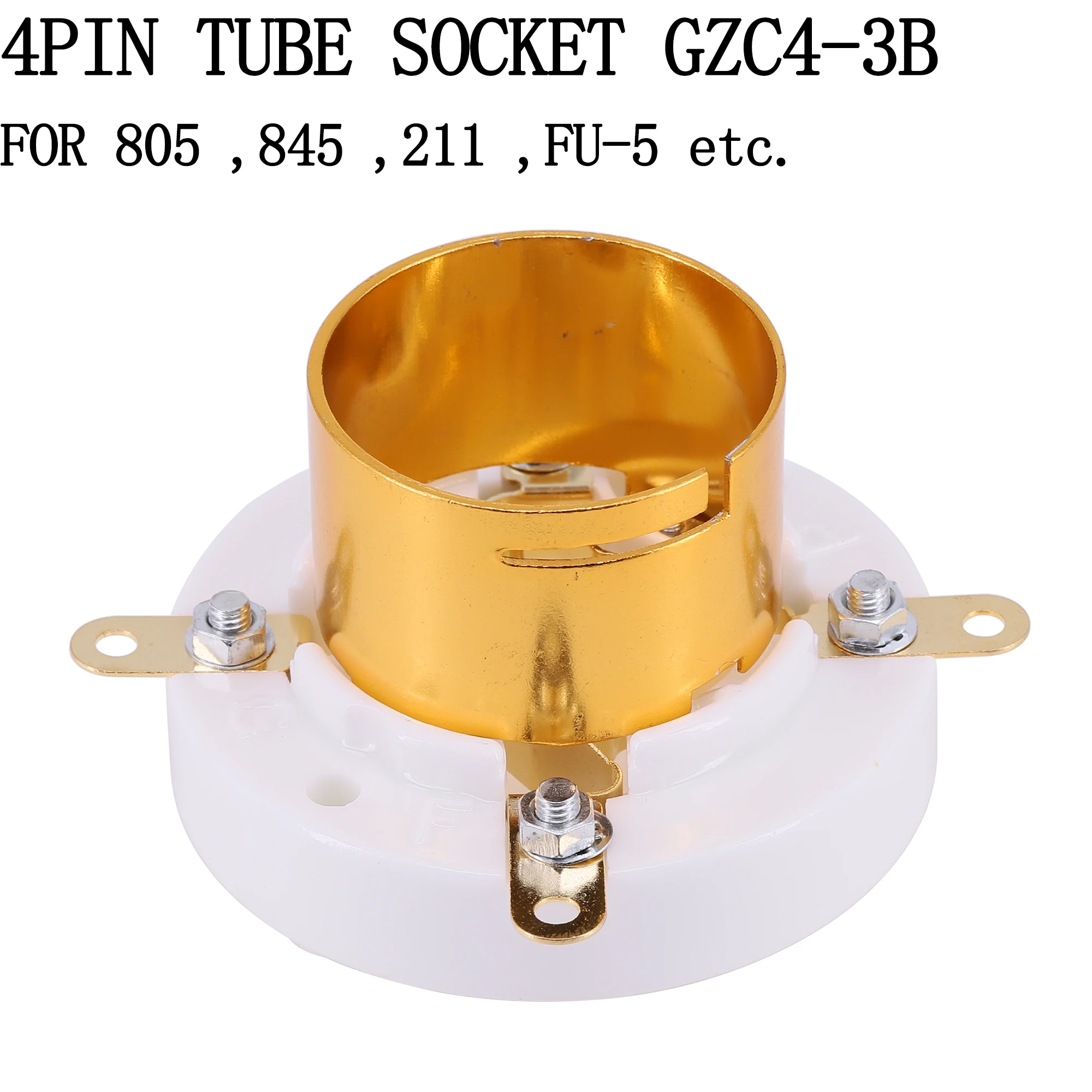 1 шт. Джамбо байонет 4-контактный керамический трубчатый разъем для фотолампы 805 845 211 GL211 810 трубчатый усилитель HIFI Audio DIY