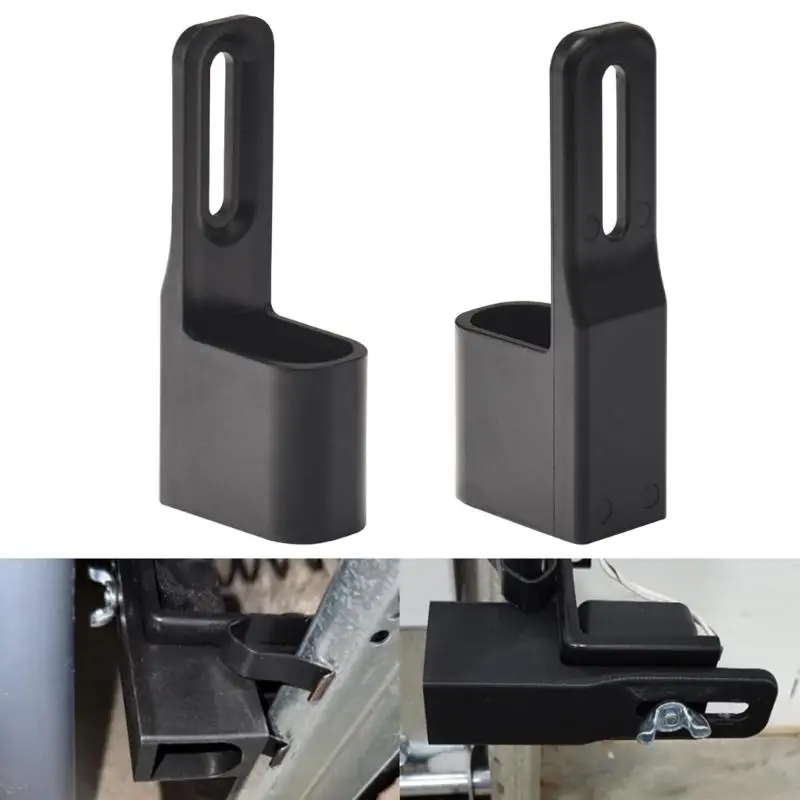 2025 NUEVO 2 PCS garaje Protector del negro Cubierta plástico Textura para mejorar seguridad y