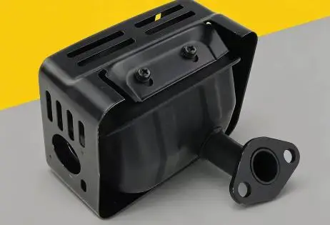 Small Gas Engine Exhaust For Honda GX160 GX200 Heat‑proof Muffler Motor Repair Replacement Spare Accessory