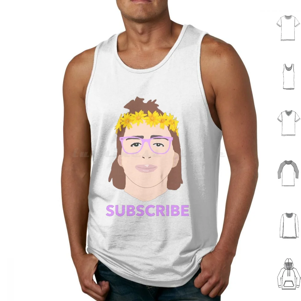 Moq-Subscibe Tank Tops Vest Sleeveless Moq Julien Jenna Marbles Youtube Your Welcome Subscribe