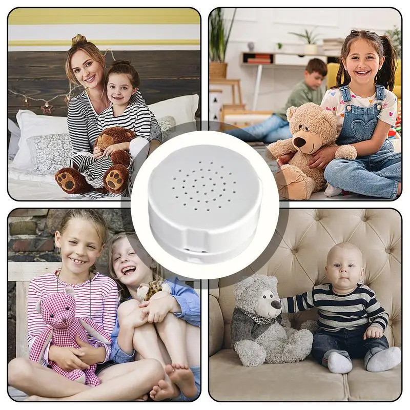 

Toy Voice Box Recordable Button Sound Box For DIY Gifts Mini Size Audio Recording Device For Pillows Stuffed Animals And Blanket