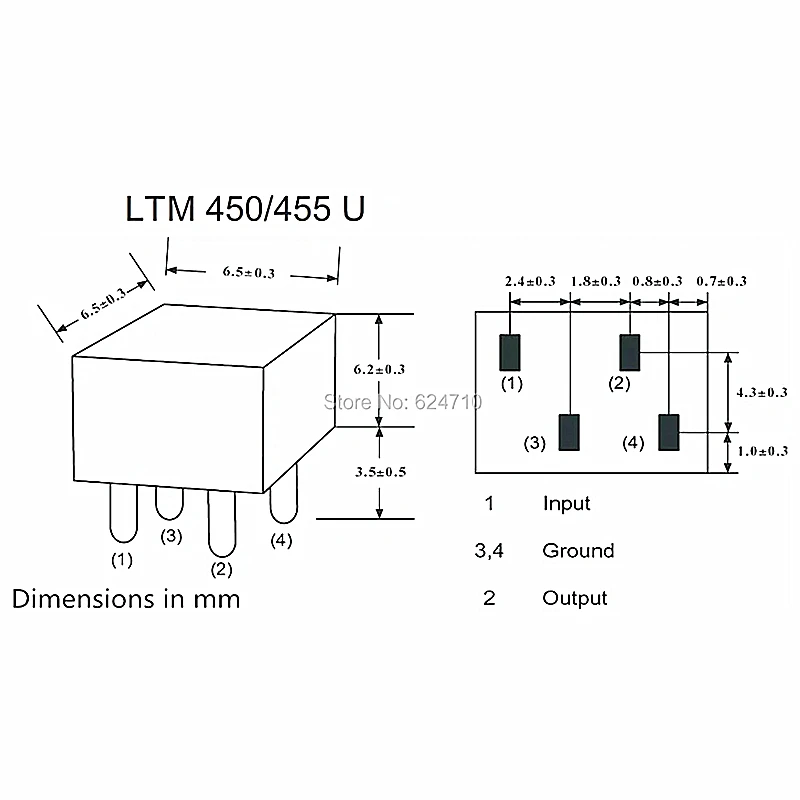 10Pcs/Lot LTM455EU CFTM455E CFU455E LTM455E 2+2 DIP-4 455KHZ Ceramic filter for communication signal relay