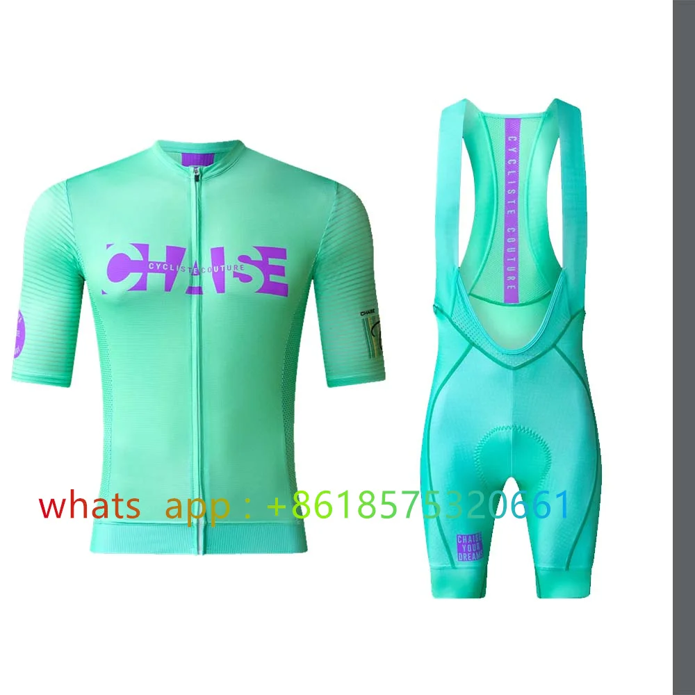 Chaise Cycliste Cycling Jersey Set Clothing Men Mtb Bicycle Short Sleeve Shirt Road Bib Shorts Kit Roupa Maillot Ciclismo Hombre