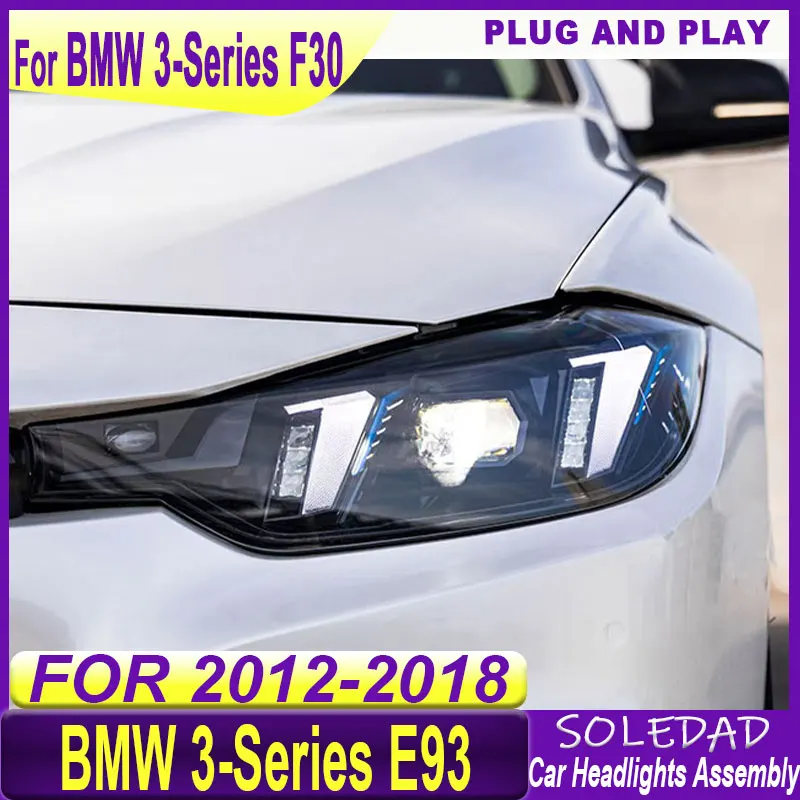 Car Headlight Assemblies For BMW 3 Series  F30 F35 2012 2013 2014 2015 2016 2017 2018 Auto DRL Brake Turn Signal Lamp