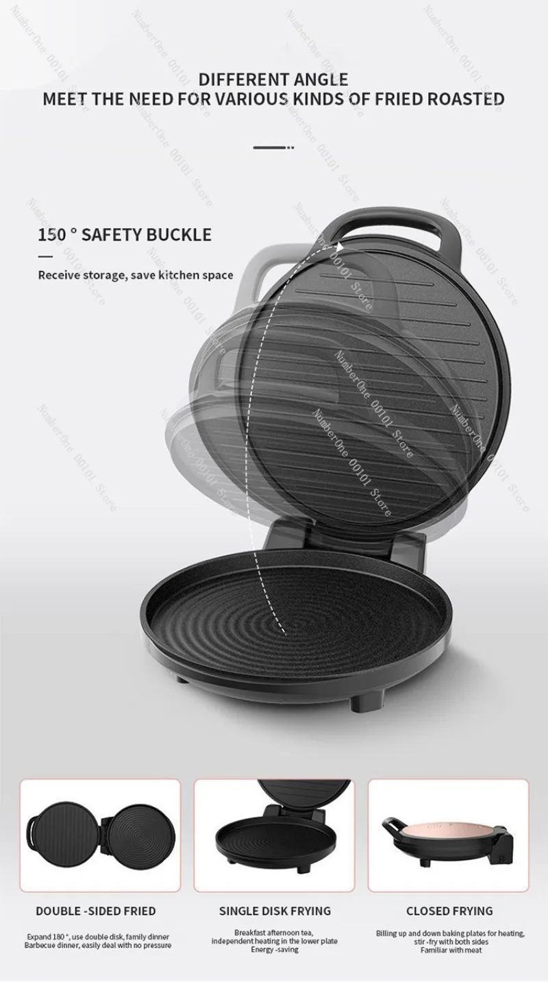 New 2024 Electric griddle home skillet to deepen and increase double heating of pancake pan