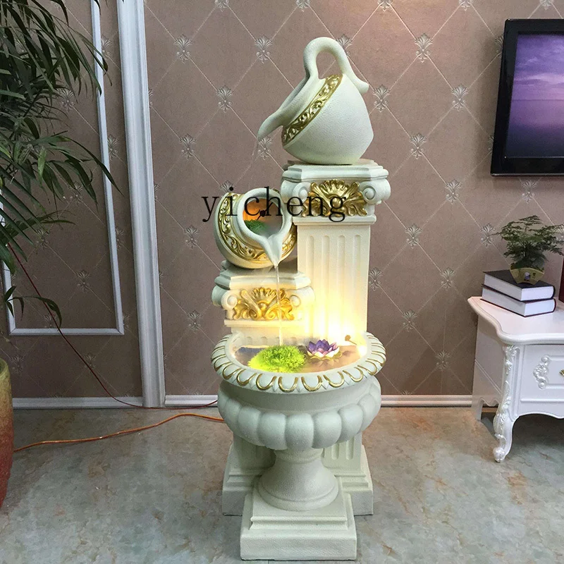 

FY1 living room flowing water fountain feng shui fish tank water feature new home decoration indoor floor ornament