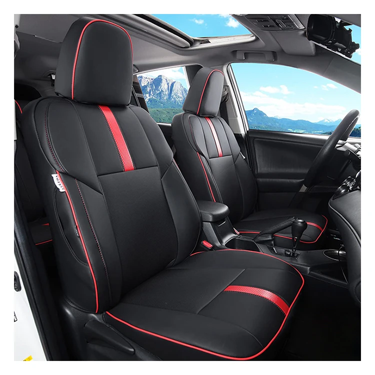 Car Accessories Interior Decoration Custom Car Seat Cover Leather Original Car Seat Covers for 2013-2022  RAV4custom