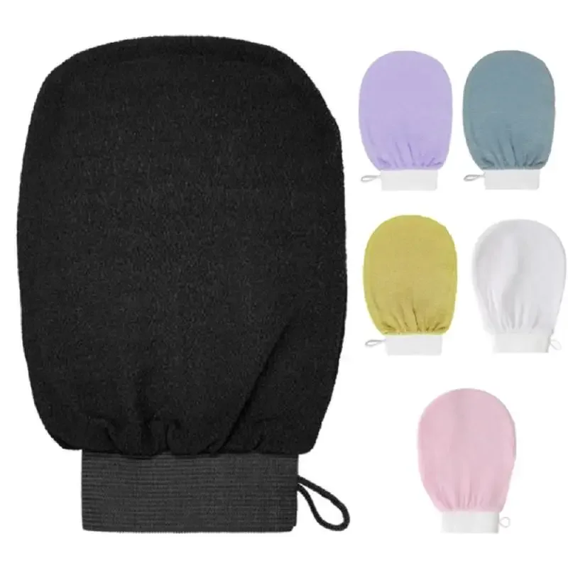 Moroccan Hammam Bath Scrub Glove Exfoliating Body Facial Tan Massage Glove Exfoliator Glove Random Color Bath Shower Wash