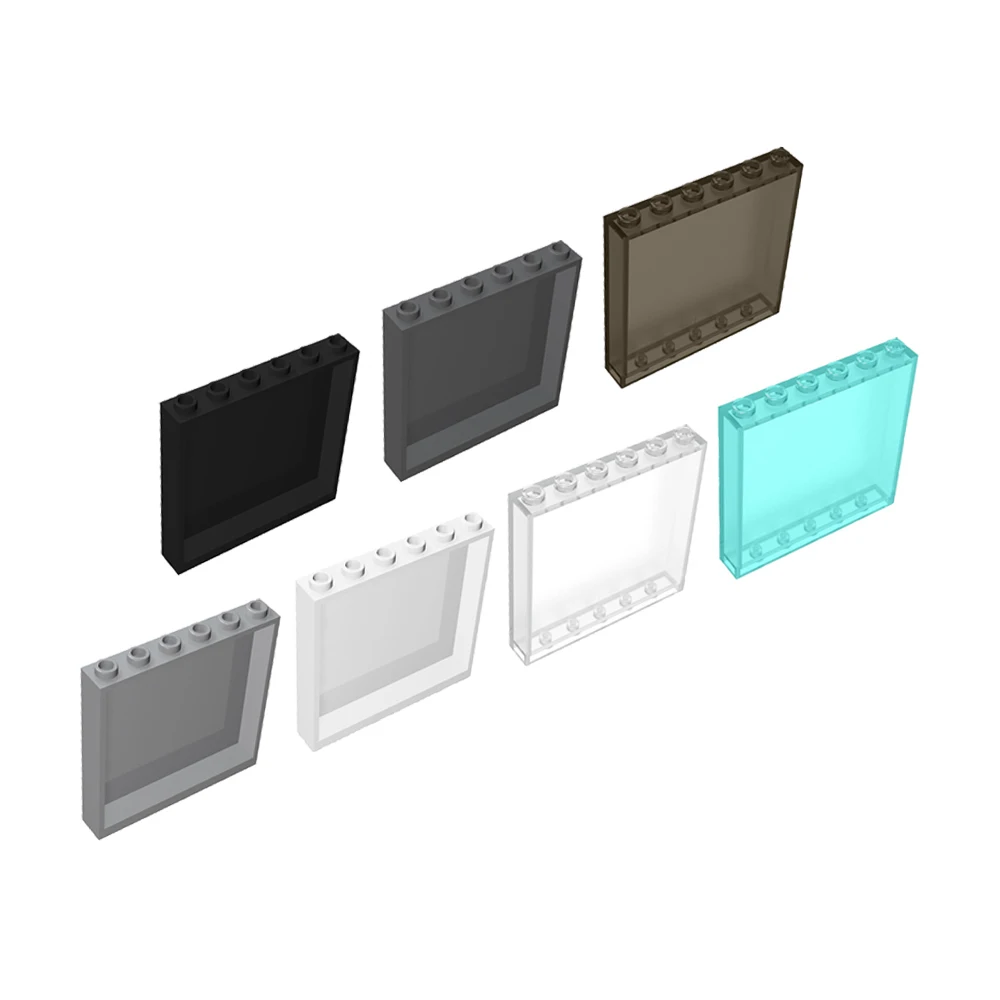 

10PCS 59349 DIY Building Blocks Thick Figures Bricks Educational Compatible With MOC Parts Accessories Bulk 1X6X5 Wall Panel