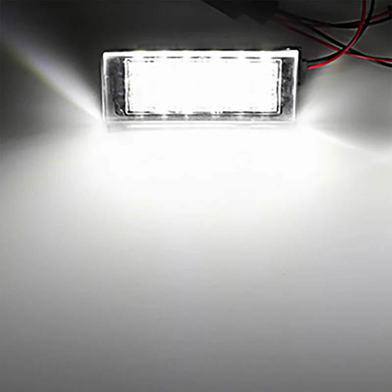 For RENAULT, Clio iii hatchback van, Sb_;sr_ 2005-2014 LED License Plate Light Bulbs Auto Accessories Car-Styling Number Lamps