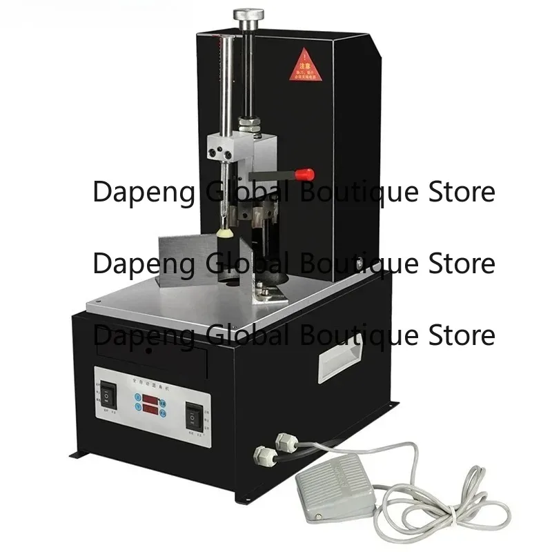 Fully Automatic Electric Corner Rounding Chamfering Equipment PVC Card Label Edge Forming Cutting Machine