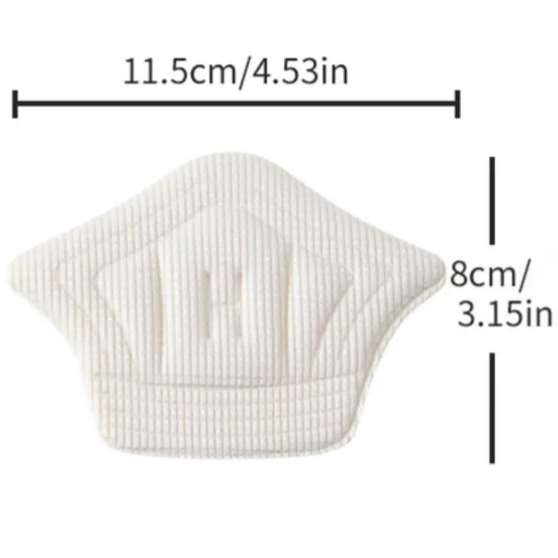 3/6Pairs Insoles Patch Heel Pads for Sport Shoes Back Sticker Adjustable Size Antiwear Feet Pad Cushion Insert Insole