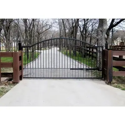 China Wrought Iron Gate Aluminum Driveway Gate for Sale