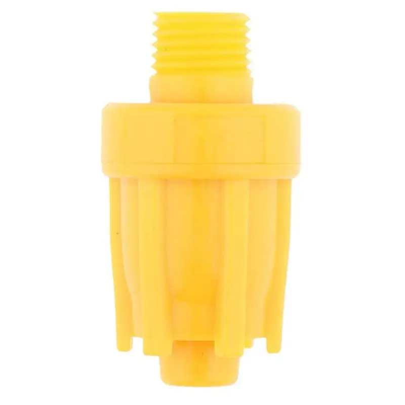 【ELECTRONIC-ACCESSORIES】4 Pcs Air Blowing Nozzle 1/4 Inch Male Thread Fan Nozzle Wind Jet Spray Nozzle 3 Hole Flat And Round Sha