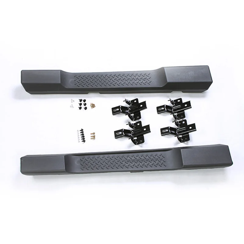 For Jeep JK JL  2007-2023 2-Door Car Running Board Side Step Bar Guard Pedals Door Entry Sill Scuff Plate Aluminum Accessory